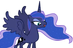 Size: 8894x5854 | Tagged: suggestive, artist:emu34b, derpibooru import, princess luna, absurd resolution, drool, female, missing accessory, open mouth, show accurate, simple background, solo, solo female, tongue out, transparent background, vector