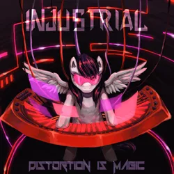 Size: 1200x1200 | Tagged: album cover, artist:audrarius, derpibooru import, hmd, music, oc, oc:injustrial, safe, unofficial characters only