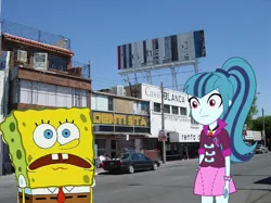 Size: 1280x958 | Tagged: safe, derpibooru import, sonata dusk, equestria girls, equestria girls in real life, idle, image, mexico, photo, png, spongebob squarepants, spongebob squarepants (character), wat