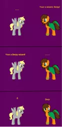 Size: 632x1280 | Tagged: safe, derpibooru import, derpy hooves, oc, oc:whiskey drops, pegasus, pony, pony creator, text