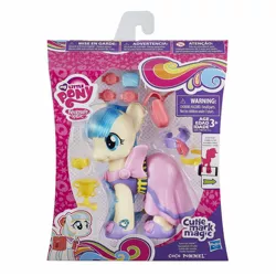 Size: 1500x1500 | Tagged: accessories, brushable, clothes, coco pommel, cutie mark magic, derpibooru import, dress, fashion style, official, packaging, safe, solo, toy