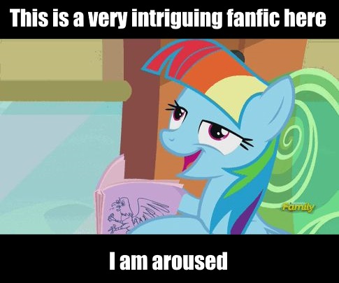 Size: 485x405 | Tagged: alternate hairstyle, caption, derpibooru import, edit, edited screencap, exploitable meme, image macro, mane swap, meme, rainbow dash, screencap, solo, suggestive, the lost treasure of griffonstone