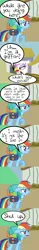 Size: 1400x8980 | Tagged: safe, artist:oneovertwo, derpibooru import, gilda, rainbow dash, gryphon, pegasus, pony, the lost treasure of griffonstone, backpack, comic, cute, dashabetes, dialogue, duo, excuse, female, floppy ears, funny, griffonstone, irony, mare, own goal, scene parody, self owned