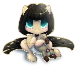 Size: 2643x2269 | Tagged: safe, artist:mallemagic, derpibooru import, oc, oc:chione, unofficial characters only, pony, baby, baby pony, cute, egyptian, egyptian pony, female, filly, foal, plushie, solo, watermark