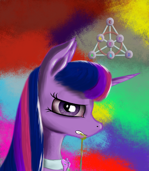 Size: 2000x2300 | Tagged: artist:kopaleo, derpibooru import, fano plane, math, octavia melody, semi-grimdark, twilight sparkle, vomit