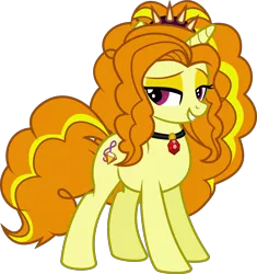 Size: 3733x3972 | Tagged: safe, artist:mit-boy, derpibooru import, adagio dazzle, ponified, pony, unicorn, high res, simple background, solo, transparent background, vector