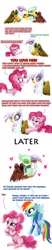 Size: 1024x4930 | Tagged: safe, artist:thornblossom, derpibooru import, gilda, greta, pinkie pie, rainbow dash, gryphon, the lost treasure of griffonstone, blushing, comic, female, grelda, lesbian, shipper on deck, shipping