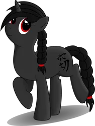 Size: 4542x6000 | Tagged: safe, artist:concordisparate, derpibooru import, oc, oc:clandestine, unofficial characters only, pony, unicorn, absurd resolution, braid, cute, looking at you, raised hoof, raised leg, smiling, solo