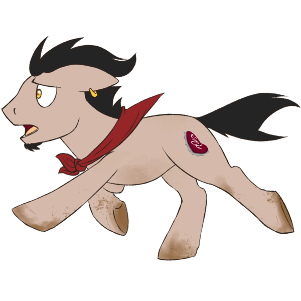 Size: 1500x1500 | Tagged: safe, artist:floots, derpibooru import, oc, unofficial characters only, earth pony, pony, fallout equestria, commission, male, solo