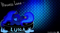 Size: 1920x1080 | Tagged: safe, artist:foxtail8000, artist:xxstrawberry-rosexx, derpibooru import, princess luna, alicorn, pony, clothes, crown, curled up, female, mare, pillow, shoes, sleeping, solo, vector, wallpaper