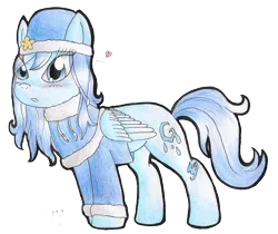 Size: 1456x1224 | Tagged: artist:celecrypt, derpibooru import, fairy tail, juvia lockser, ponified, safe, simple background, solo, traditional art, transparent background