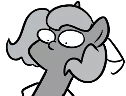 Size: 307x235 | Tagged: artist:egophiliac, derpibooru import, filly, grayscale, mind blown, monochrome, moonstuck, princess luna, reaction image, safe, simple background, solo, woona, woonoggles
