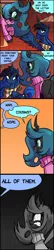 Size: 938x4379 | Tagged: artist:jokerpony, ask teen chrysalis, clothes, comic, derpibooru import, princess luna, queen chrysalis, safe, sweater, turtleneck