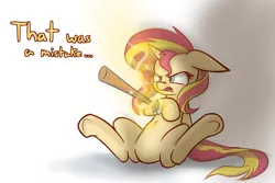 Size: 1200x800 | Tagged: safe, artist:heir-of-rick, derpibooru import, sunset shimmer, pony, unicorn, angry, fluffy, magic, monochrome, solo, spear, weapon