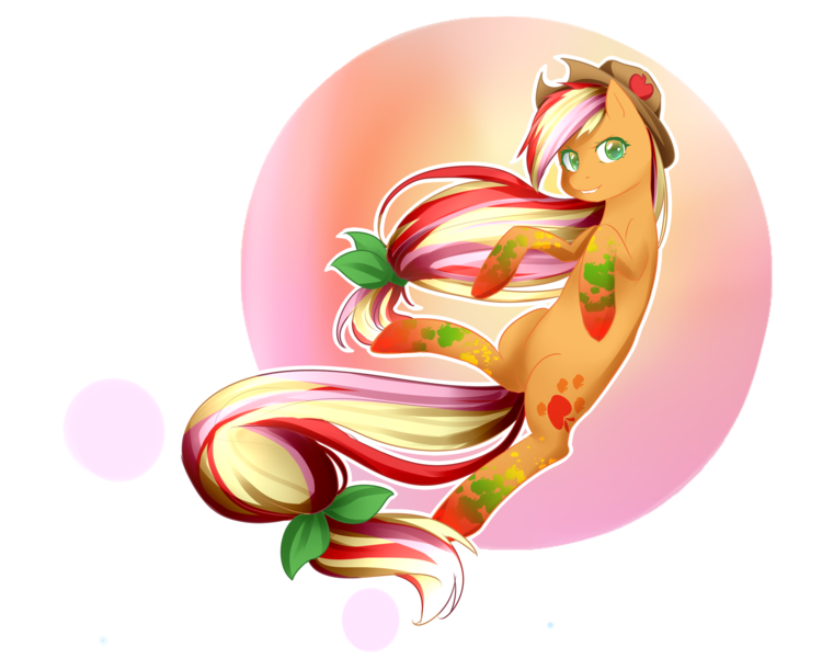 Size: 2500x2000 | Tagged: safe, artist:tsuukiusa, derpibooru import, part of a set, applejack, rainbow power, simple background, smiling, solo, transparent background