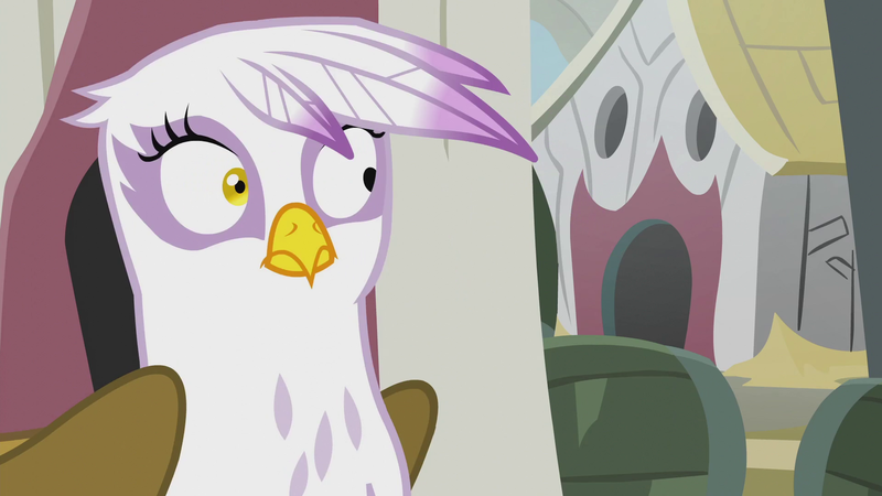 Size: 1920x1080 | Tagged: safe, derpibooru import, screencap, gilda, gryphon, the lost treasure of griffonstone, animation error, reaction image