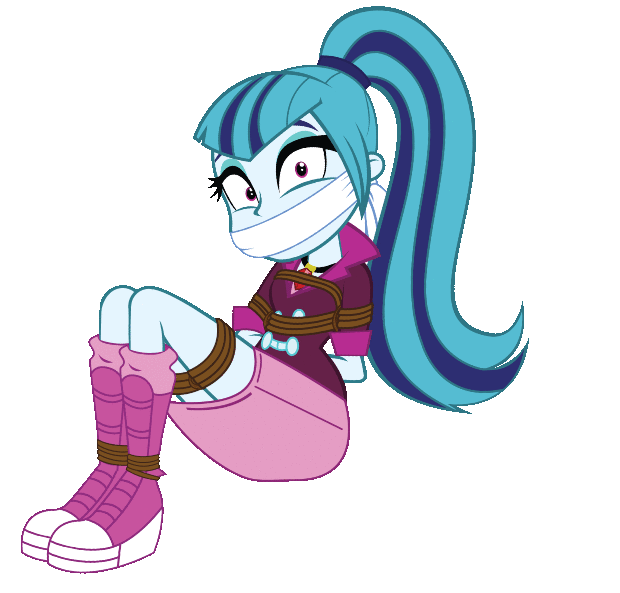 Size: 620x593 | Tagged: suggestive, artist:radiantrealm, derpibooru import, sonata dusk, equestria girls, rainbow rocks, animated, blinking, bondage, cloth gag, eyes closed, female, gag, jackpot, looking at you, ponytail, rope, rope bondage, scared, show accurate, show accurate porn, simple background, sitting, solo, solo female, sonatabuse, struggling, tied up, transparent background, wide eyes
