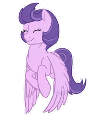 Size: 398x500 | Tagged: safe, artist:darkodraco, derpibooru import, clear skies, pegasus, pony, eyes closed, female, flying, happy, mare, simple background, smiling, solo, transparent background