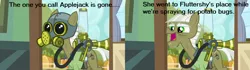 Size: 1280x360 | Tagged: safe, derpibooru import, edit, edited screencap, screencap, max raid, earth pony, pony, bloom and gloom, cropped, image macro, male, meme, pest control pony, pest pony, reference, solo, stallion, the simpsons