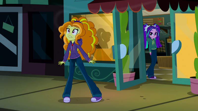 Size: 1920x1080 | Tagged: suggestive, artist:anon3434, derpibooru import, edit, editor:anon3434, screencap, adagio dazzle, aria blaze, equestria girls, rainbow rocks, accident, pissing, urine, wetting