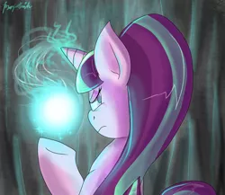 Size: 2300x2000 | Tagged: artist:manfartwish, derpibooru import, magic, mlpgdraws, safe, solo, starlight glimmer