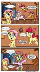 Size: 1000x1776 | Tagged: apple bloom, artist:daniel-sg, comic, cutie mark crusaders, derpibooru import, floating, fluttershy, gravity falls, hippie, journal, journal #3, medium, paddleball, poltergeist, safe, scootaloo, seance, star wars, sweetie belle, tree hugger