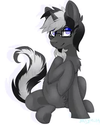 Size: 800x1000 | Tagged: source needed, useless source url, safe, artist:echojellymutt, derpibooru import, oc, oc:silent dawn, unofficial characters only, pony, unicorn, beard, chest fluff, glasses, image, male, png, solo