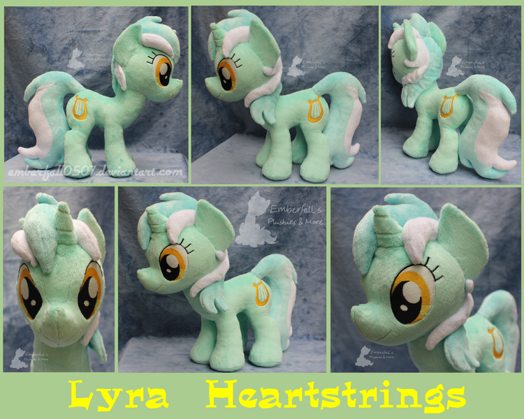 Size: 1600x1280 | Tagged: artist:emberfall0507, derpibooru import, irl, lyra heartstrings, photo, plushie, safe, solo