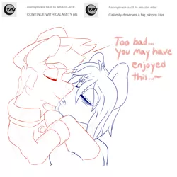 Size: 5000x5000 | Tagged: grimdark, artist:amazin-a, banned from derpibooru, deleted from derpibooru, derpibooru import, oc, oc:calamity, unofficial characters only, fallout equestria, absurd resolution, dead, death, enclave, fetish, gay, image, kissing, lips, male, necrophilia, png
