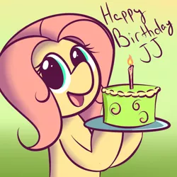Size: 1000x1000 | Tagged: artist:squiby-327, ask, ask posey, cake, candle, derpibooru import, g1, posey, safe, solo, tumblr