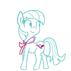 Size: 806x806 | Tagged: safe, artist:tjpones, derpibooru import, coco pommel, lineart, solo