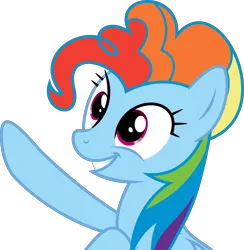 Size: 4518x4636 | Tagged: absurd resolution, alternate hairstyle, artist:xhalesx, derpibooru import, manebow sparkle, pinkie pie, rainbow dash, safe, simple background, solo, the lost treasure of griffonstone, transparent background, vector