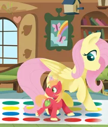 Size: 822x971 | Tagged: safe, artist:flashbrush, deleted from derpibooru, derpibooru import, big macintosh, fluttershy, earth pony, pony, fluttermac, male, shipping, size difference, stallion, straight, twister