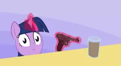 Size: 1367x745 | Tagged: artist:intrapulation, chocolate milk, delet this, derpibooru import, everything is ruined, exploitable meme, gun, luger, meme, pure unfiltered evil, safe, solo, spilled milk, twilight sparkle, youtube link