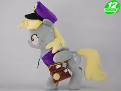 Size: 684x513 | Tagged: safe, artist:onlyfactory, derpibooru import, derpy hooves, pegasus, pony, 12 inches, bootleg, female, irl, mailmare, mare, photo, plushie, solo