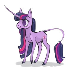 Size: 1260x1163 | Tagged: artist:jellybeanbullet, classical unicorn, derpibooru import, leonine tail, safe, solo, twilight sparkle