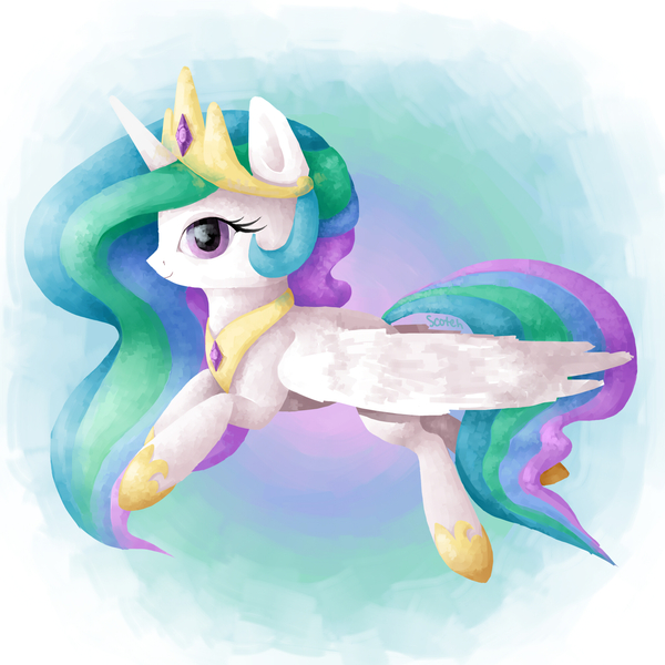 Size: 2000x2000 | Tagged: artist:solar-claw, derpibooru import, princess celestia, safe, solo