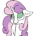 Size: 140x148 | Tagged: artist:yoditax, derpibooru import, flockdraw, safe, sweetie belle