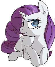 Size: 192x236 | Tagged: artist:yoditax, derpibooru import, flockdraw, rarity, safe