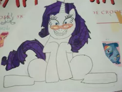 Size: 4000x3000 | Tagged: artist:tiffanykip, derpibooru import, insanity, irl, messy mane, not salmon, photo, rainbow dash, rarisnap, rarity, safe, scootaloo, traditional art, wat