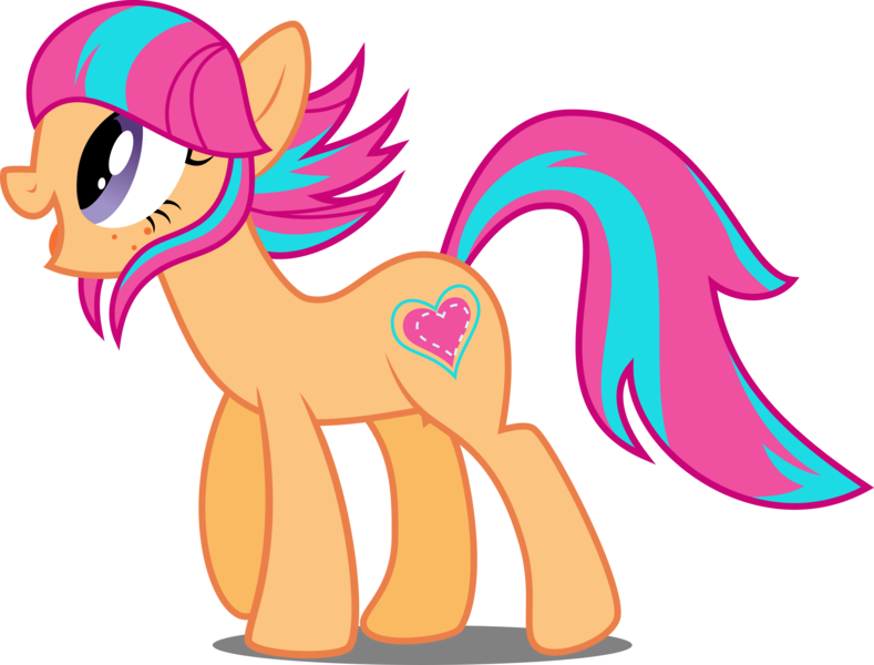 Size: 4000x3043 | Tagged: safe, artist:xebck, derpibooru import, sour sweet, ponified, pony, equestria girls, friendship games, cute, equestria girls ponified, freckles, happy, open mouth, simple background, smiling, solo, sourbetes, transparent background, vector
