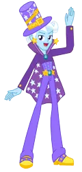 Size: 768x1600 | Tagged: safe, artist:ferrokiva, derpibooru import, trixie, equestria girls, rainbow rocks, equestria guys, male, rule 63, simple background, solo, transparent background, tristan, vector