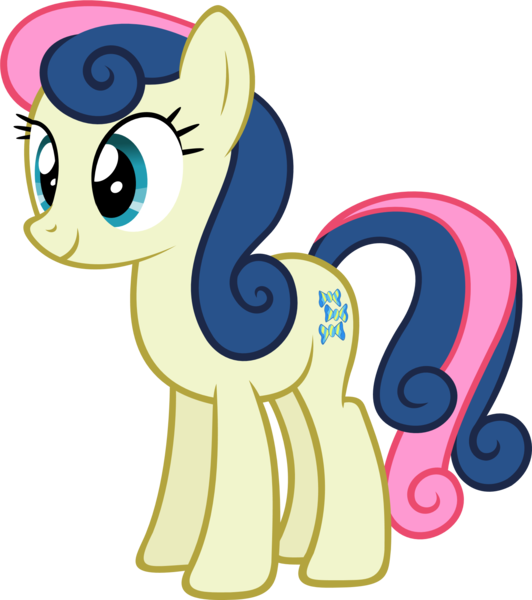 Size: 1562x1762 | Tagged: safe, artist:zacatron94, derpibooru import, bon bon, sweetie drops, earth pony, pony, simple background, smiling, solo, transparent background, vector
