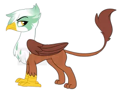 Size: 1427x1078 | Tagged: safe, artist:sweetest-lullaby, derpibooru import, oc, oc:gregory, unofficial characters only, gryphon, magical lesbian spawn, offspring, parent:gilda, parent:greta, parents:grelda