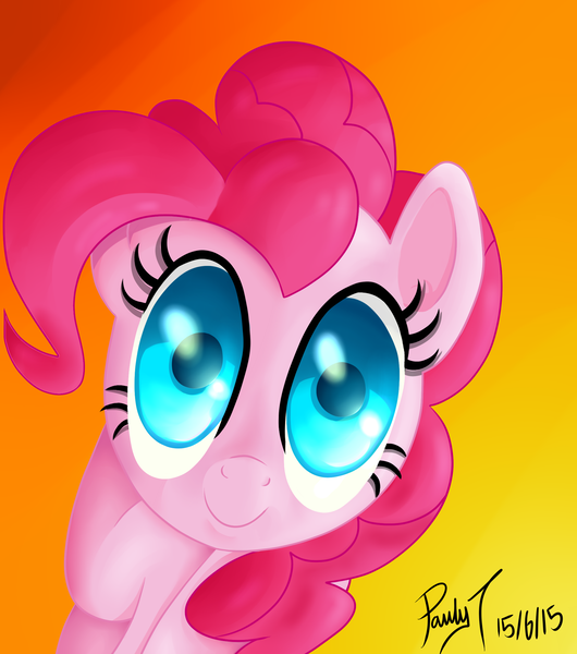 Size: 2000x2265 | Tagged: artist:paulyt7, cute, derpibooru import, looking at you, pinkie pie, safe, smiling, solo