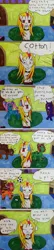Size: 662x3073 | Tagged: artist:ask-luciavampire, ask, candypony, derpibooru import, dracony, gamer, goth pony, oc, safe, traditional art, tumblr, tumblr:ask-mycrazyroomates, tumblr comic, unofficial characters only, vampony