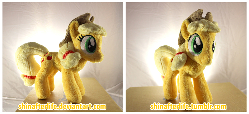 Size: 1700x779 | Tagged: applejack, artist:shindeeru, derpibooru import, irl, photo, plushie, safe