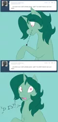 Size: 702x1478 | Tagged: artist:kourabiedes, ask, ask fizzy, derpibooru import, fizzy, g1, safe, solo, tumblr