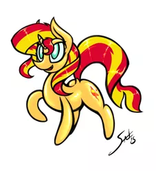 Size: 816x900 | Tagged: safe, artist:saliantsunbreeze, derpibooru import, sunset shimmer, pony, unicorn, cute, shimmerbetes, solo