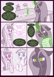 Size: 850x1200 | Tagged: artist:kanashiipanda, bisexual, chrysarmordance, comic, derpibooru import, explicit source, female, lesbian, male, polyamory, princess cadance, queen chrysalis, shining armor, shipping, straight, suggestive